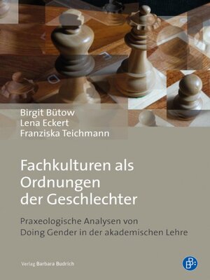 cover image of Fachkulturen als Ordnungen der Geschlechter